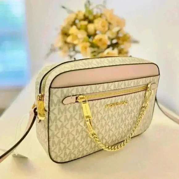 Michael kors purse Jet Set Large East/West Zip Chain crossbody bag new - Picture 10 of 11